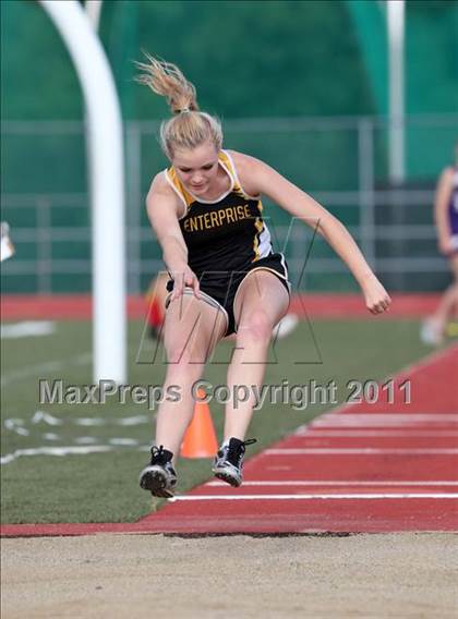 Thumbnail 1 in CIF NS Masters D1 Track & Field Championships (Girls Triple Jump) photogallery.