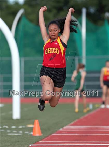 Thumbnail 1 in CIF NS Masters D1 Track & Field Championships (Girls Triple Jump) photogallery.
