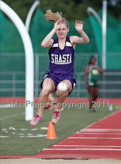 Thumbnail 1 in CIF NS Masters D1 Track & Field Championships (Girls Triple Jump) photogallery.