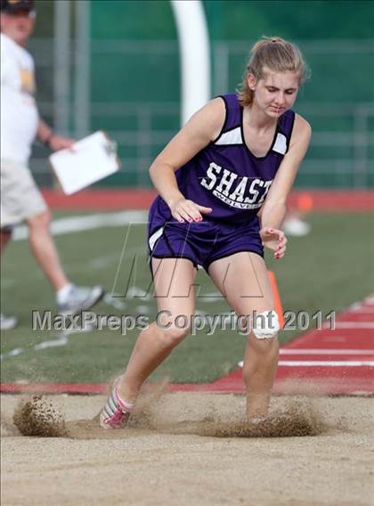 Thumbnail 3 in CIF NS Masters D1 Track & Field Championships (Girls Triple Jump) photogallery.