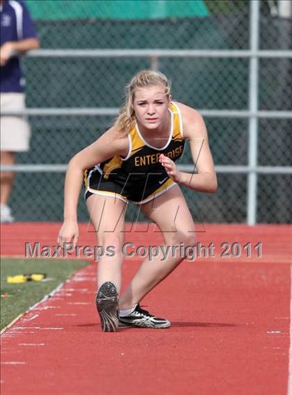Thumbnail 2 in CIF NS Masters D1 Track & Field Championships (Girls Triple Jump) photogallery.