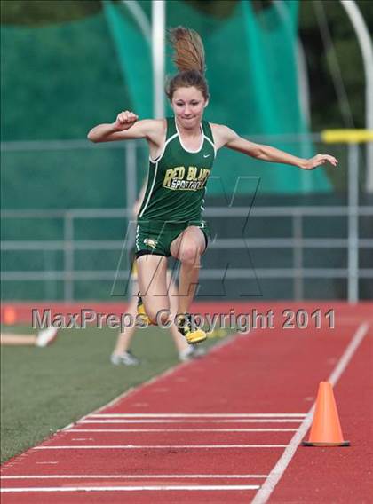 Thumbnail 3 in CIF NS Masters D1 Track & Field Championships (Girls Triple Jump) photogallery.
