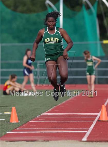 Thumbnail 3 in CIF NS Masters D1 Track & Field Championships (Girls Triple Jump) photogallery.