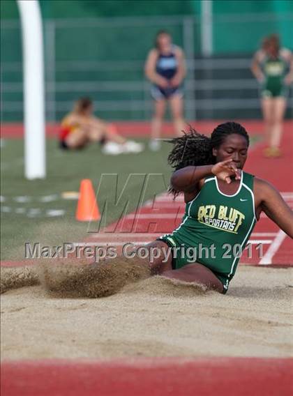 Thumbnail 2 in CIF NS Masters D1 Track & Field Championships (Girls Triple Jump) photogallery.