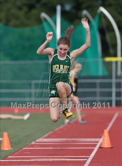 Thumbnail 2 in CIF NS Masters D1 Track & Field Championships (Girls Triple Jump) photogallery.