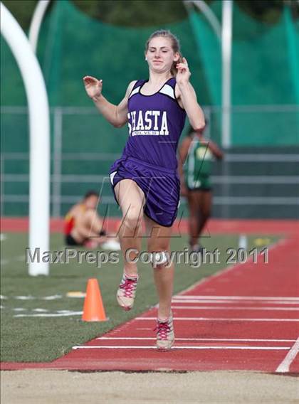 Thumbnail 3 in CIF NS Masters D1 Track & Field Championships (Girls Triple Jump) photogallery.