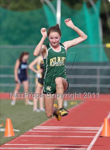 Thumbnail 2 in CIF NS Masters D1 Track & Field Championships (Girls Triple Jump) photogallery.