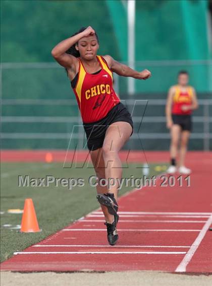 Thumbnail 3 in CIF NS Masters D1 Track & Field Championships (Girls Triple Jump) photogallery.