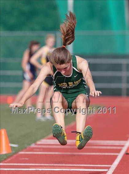 Thumbnail 3 in CIF NS Masters D1 Track & Field Championships (Girls Triple Jump) photogallery.