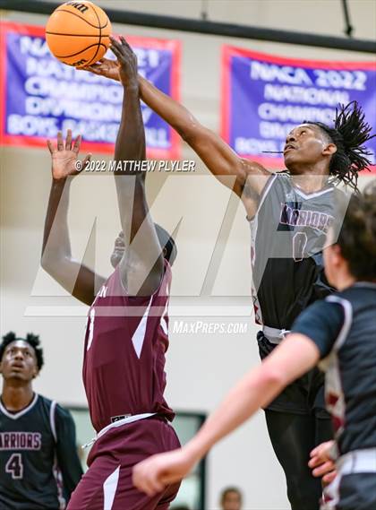 Thumbnail 2 in Living Water Christian vs Mount Zion (Isaac Levy Veterans Day Tournament) photogallery.