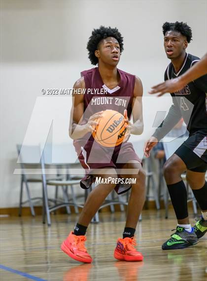 Thumbnail 3 in Living Water Christian vs Mount Zion (Isaac Levy Veterans Day Tournament) photogallery.
