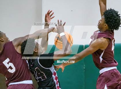 Thumbnail 3 in Living Water Christian vs Mount Zion (Isaac Levy Veterans Day Tournament) photogallery.