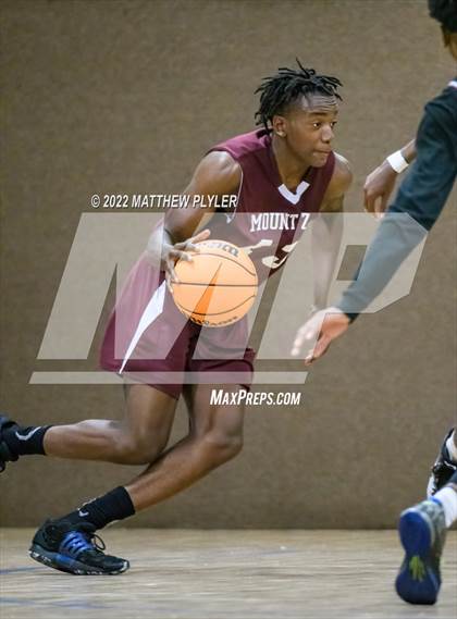 Thumbnail 2 in Living Water Christian vs Mount Zion (Isaac Levy Veterans Day Tournament) photogallery.
