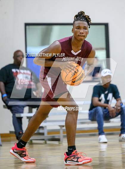 Thumbnail 1 in Living Water Christian vs Mount Zion (Isaac Levy Veterans Day Tournament) photogallery.
