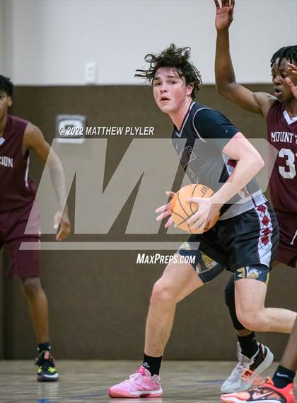 Thumbnail 2 in Living Water Christian vs Mount Zion (Isaac Levy Veterans Day Tournament) photogallery.