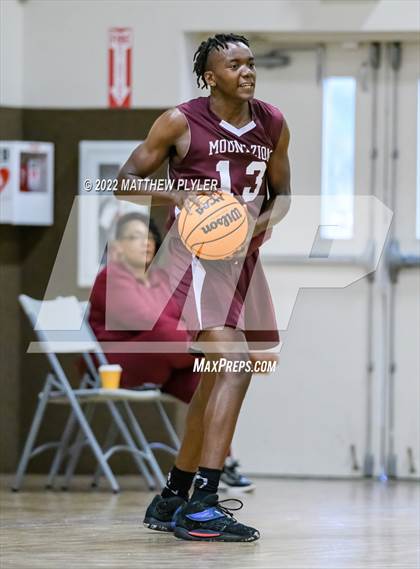 Thumbnail 1 in Living Water Christian vs Mount Zion (Isaac Levy Veterans Day Tournament) photogallery.