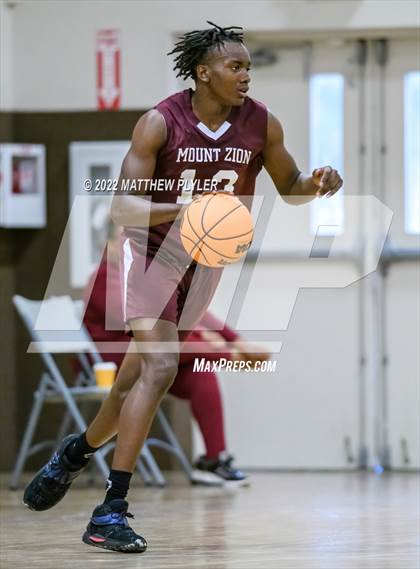 Thumbnail 3 in Living Water Christian vs Mount Zion (Isaac Levy Veterans Day Tournament) photogallery.