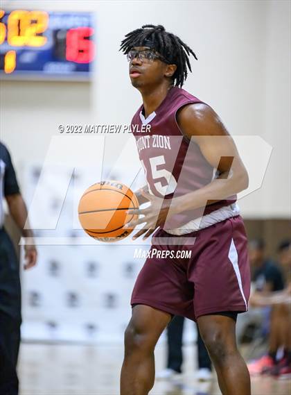 Thumbnail 1 in Living Water Christian vs Mount Zion (Isaac Levy Veterans Day Tournament) photogallery.