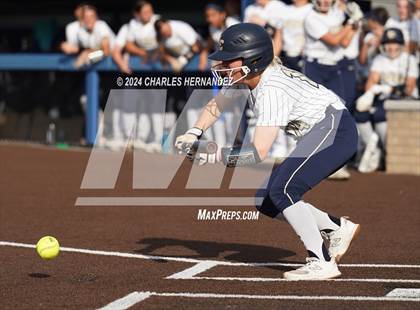 Thumbnail 3 in Lake Creek vs. A&M Consolidated (UIL Softball 5A Region III Quarterfinal) photogallery.