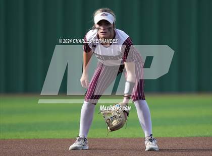 Thumbnail 2 in Lake Creek vs. A&M Consolidated (UIL Softball 5A Region III Quarterfinal) photogallery.