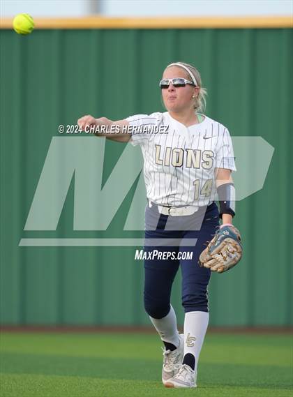 Thumbnail 1 in Lake Creek vs. A&M Consolidated (UIL Softball 5A Region III Quarterfinal) photogallery.