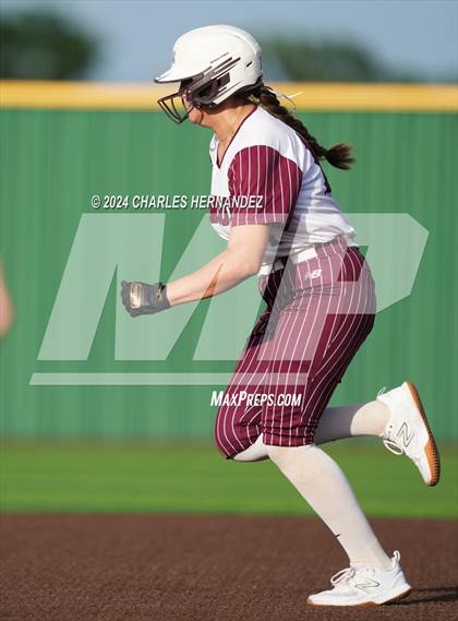 Thumbnail 2 in Lake Creek vs. A&M Consolidated (UIL Softball 5A Region III Quarterfinal) photogallery.