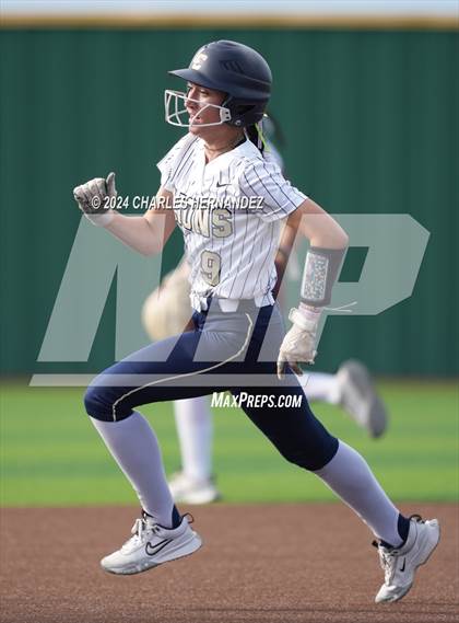 Thumbnail 2 in Lake Creek vs. A&M Consolidated (UIL Softball 5A Region III Quarterfinal) photogallery.