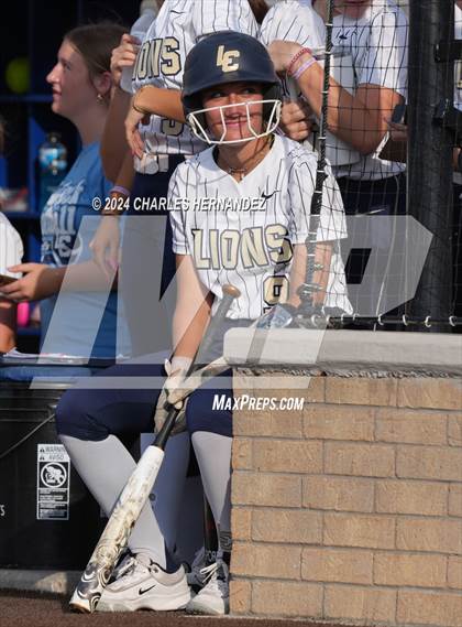 Thumbnail 1 in Lake Creek vs. A&M Consolidated (UIL Softball 5A Region III Quarterfinal) photogallery.