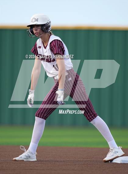 Thumbnail 2 in Lake Creek vs. A&M Consolidated (UIL Softball 5A Region III Quarterfinal) photogallery.