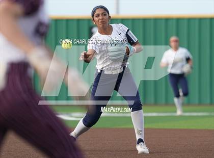 Thumbnail 2 in Lake Creek vs. A&M Consolidated (UIL Softball 5A Region III Quarterfinal) photogallery.