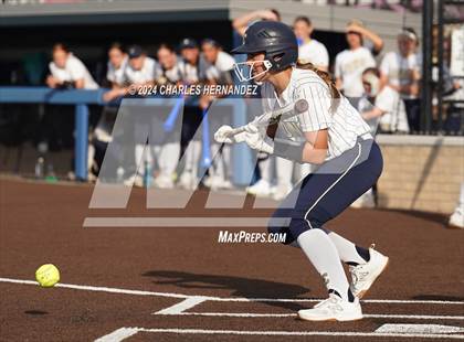 Thumbnail 3 in Lake Creek vs. A&M Consolidated (UIL Softball 5A Region III Quarterfinal) photogallery.