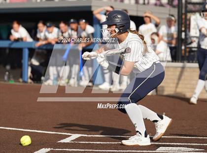 Thumbnail 2 in Lake Creek vs. A&M Consolidated (UIL Softball 5A Region III Quarterfinal) photogallery.