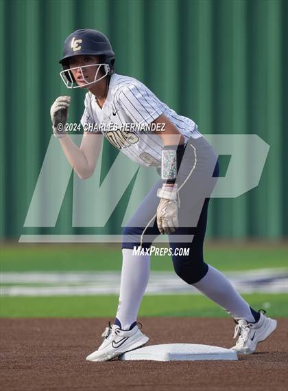 Thumbnail 3 in Lake Creek vs. A&M Consolidated (UIL Softball 5A Region III Quarterfinal) photogallery.