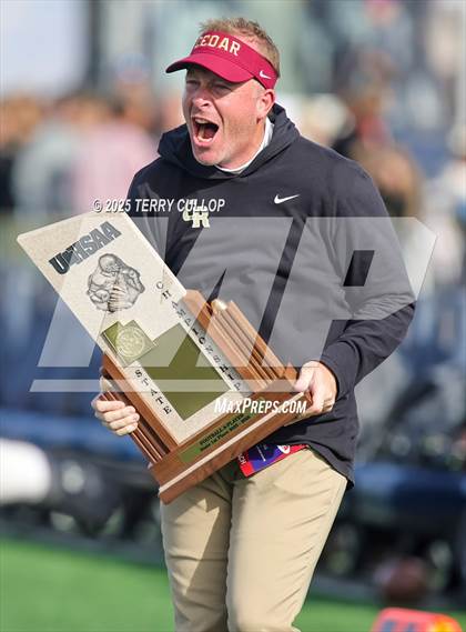 Thumbnail 1 in Cedar vs. Manti (UHSAA 3A Final) photogallery.