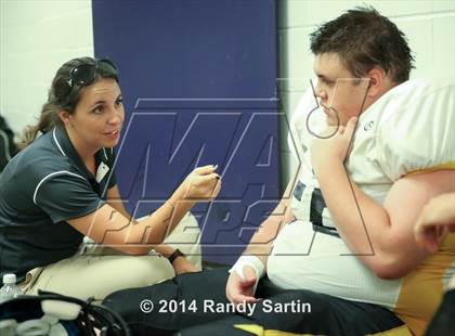 Thumbnail 2 in Pickett County vs. Monterey @ Tennessee Tech photogallery.