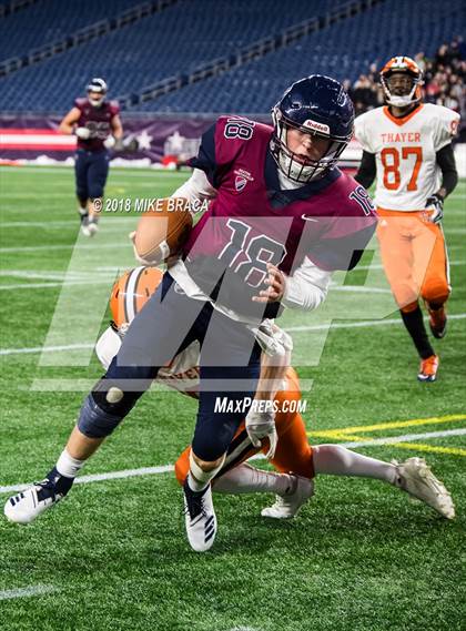 Thumbnail 1 in Thayer Academy vs Dexter (NEPSAC John "Moose" Curtis Bowl at Gillette Stadium) photogallery.