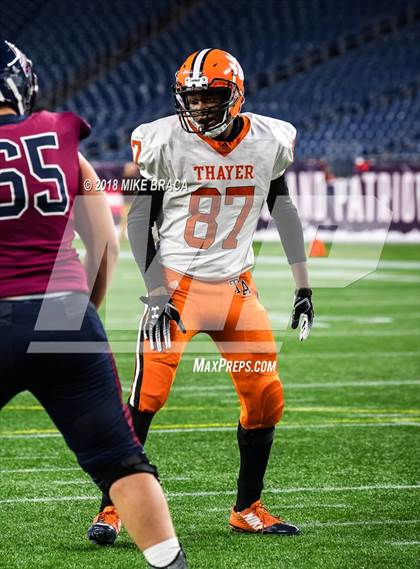 Thumbnail 2 in Thayer Academy vs Dexter (NEPSAC John "Moose" Curtis Bowl at Gillette Stadium) photogallery.
