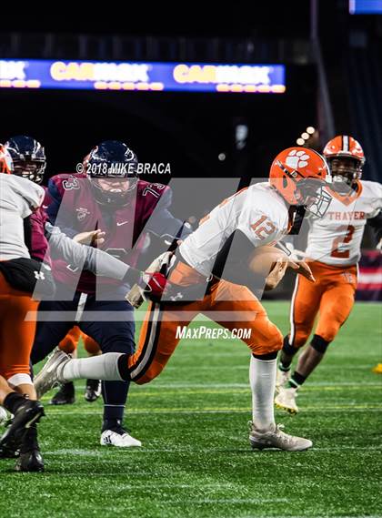 Thumbnail 1 in Thayer Academy vs Dexter (NEPSAC John "Moose" Curtis Bowl at Gillette Stadium) photogallery.
