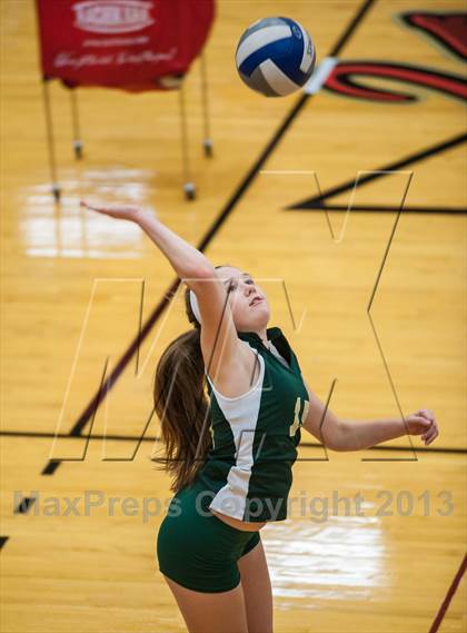 Thumbnail 2 in Bristol Eastern vs Bishop Feehan (2013 Volleyhall Classic) photogallery.