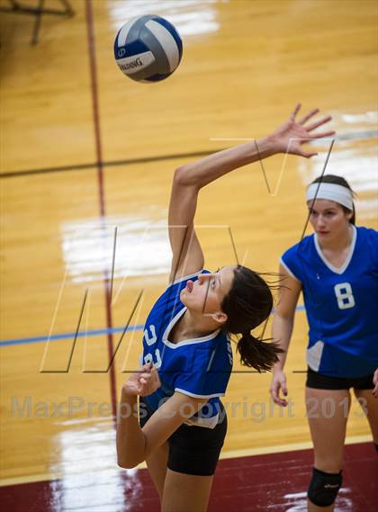 Thumbnail 2 in Bristol Eastern vs Bishop Feehan (2013 Volleyhall Classic) photogallery.
