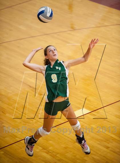 Thumbnail 3 in Bristol Eastern vs Bishop Feehan (2013 Volleyhall Classic) photogallery.