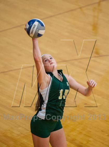 Thumbnail 2 in Bristol Eastern vs Bishop Feehan (2013 Volleyhall Classic) photogallery.