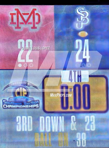 Thumbnail 2 in St. John Bosco vs. Mater Dei (CIF SS DIV 1 Championship Final) photogallery.
