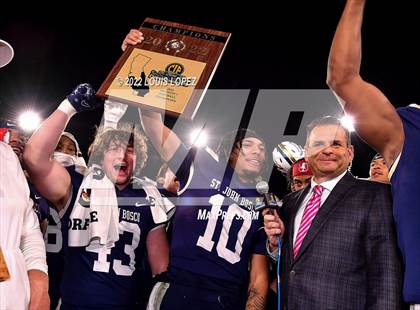 Thumbnail 1 in St. John Bosco vs. Mater Dei (CIF SS DIV 1 Championship Final) photogallery.