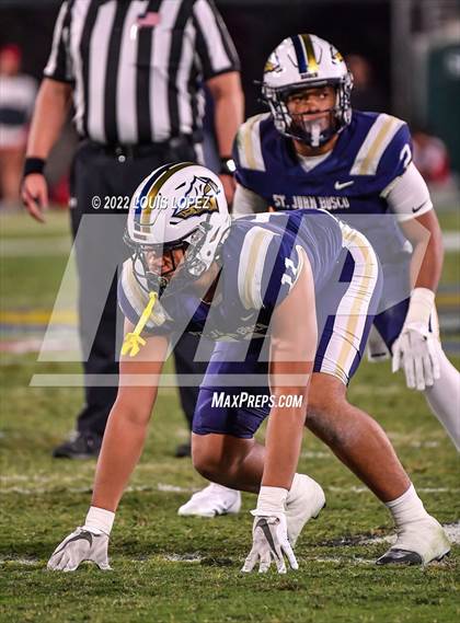 Thumbnail 3 in St. John Bosco vs. Mater Dei (CIF SS DIV 1 Championship Final) photogallery.