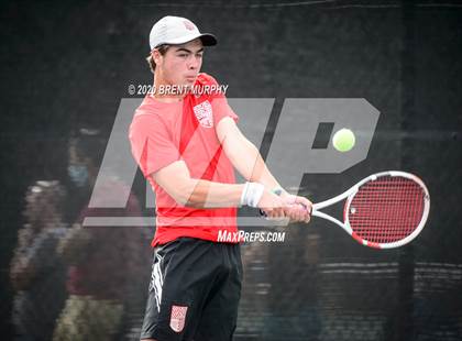 Thumbnail 1 in CHSAA Tennis 5A State Championships - Day 2 photogallery.