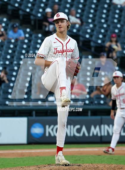 Thumbnail 3 in Grapevine vs. Rouse (UIL 5A Baseball Semifinal) photogallery.