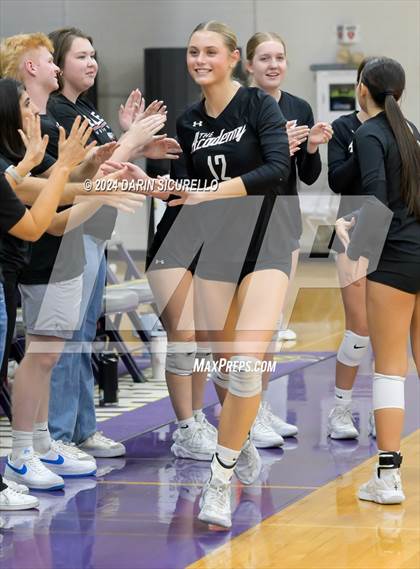 Thumbnail 2 in Trivium Prep vs Scottsdale Christian Academy  (AIA 2A Division Semifinal) photogallery.