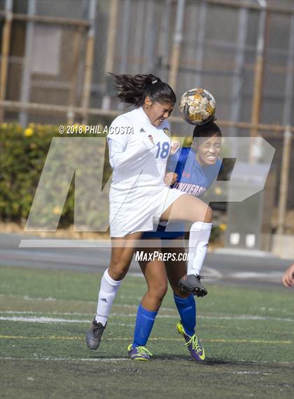 Thumbnail 2 in Poly vs University (Los Angeles Valley College Tournament) photogallery.