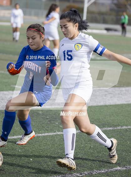 Thumbnail 2 in Poly vs University (Los Angeles Valley College Tournament) photogallery.